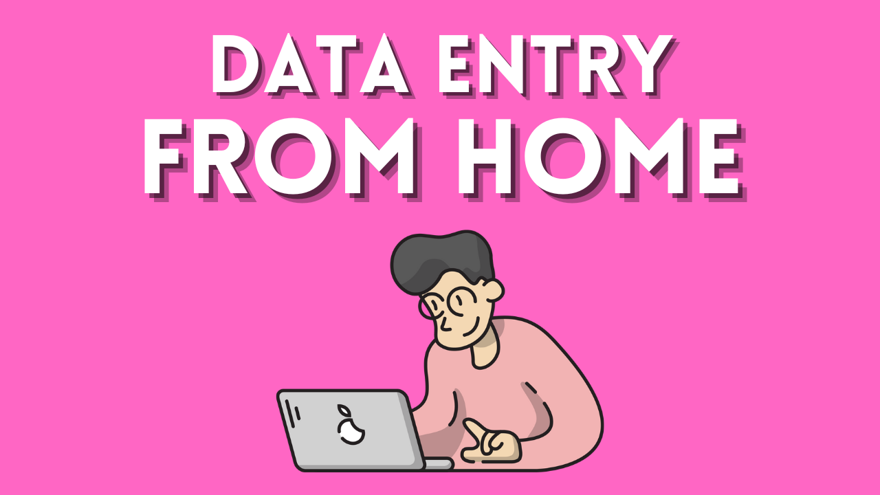 data entry from home